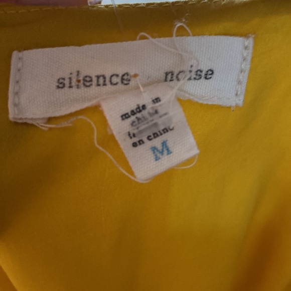 Urban Outfitters Silence + Noise Mustard Layered Short Casual Tank Dress Wedding - Picture 6 of 7